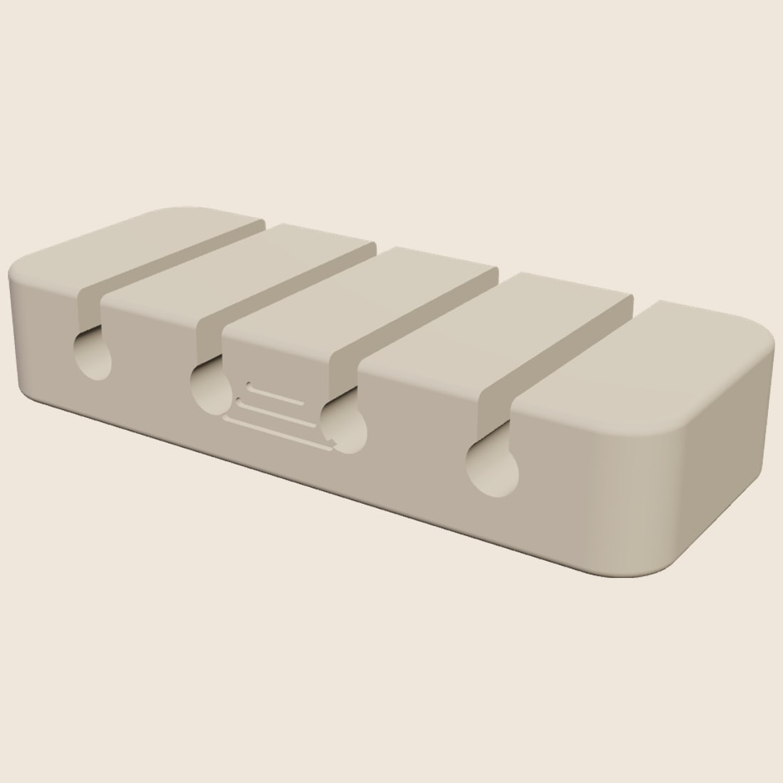Desk Cable Manager — 3D printed by Le Layers
